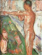 Edvard Munch Bather oil painting artist